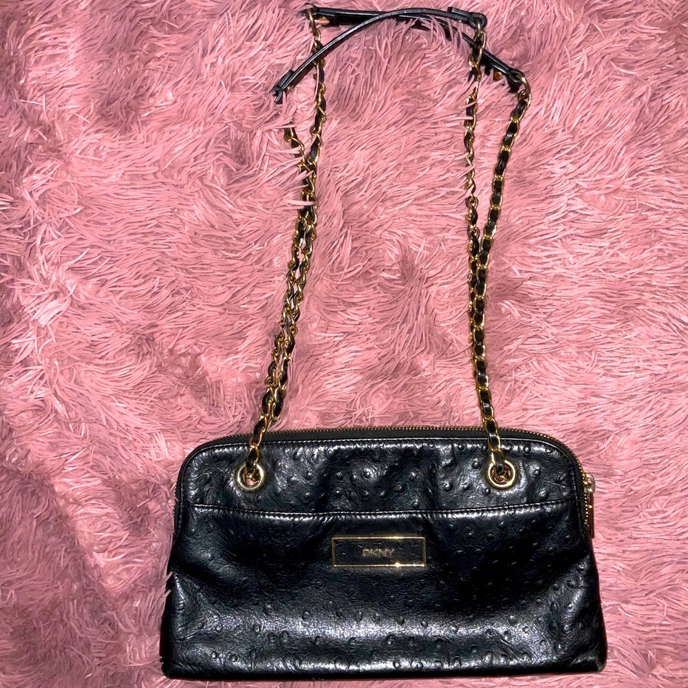 DKNY ostrich handbag